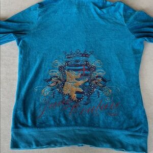 Juicy Couture Teal Graphic Men's Crewneck Sweater